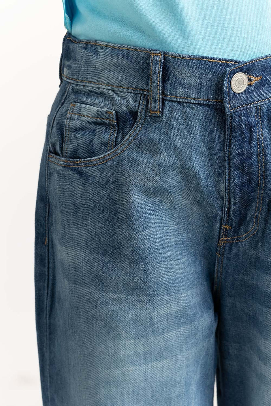 Junior Girl Light Blue Jeans 224-421-011
