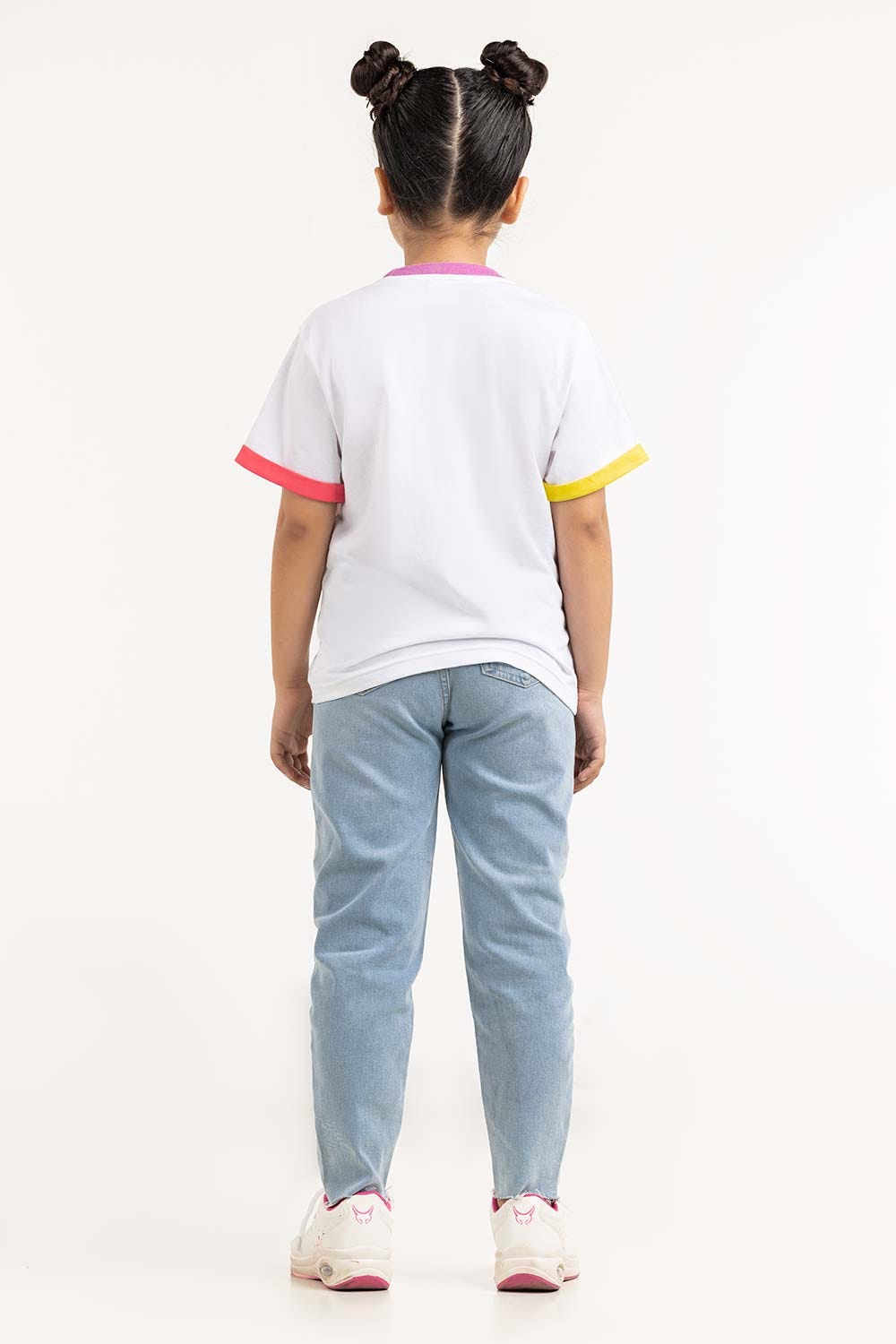 Junior Girl White T-Shirt 231-413-021