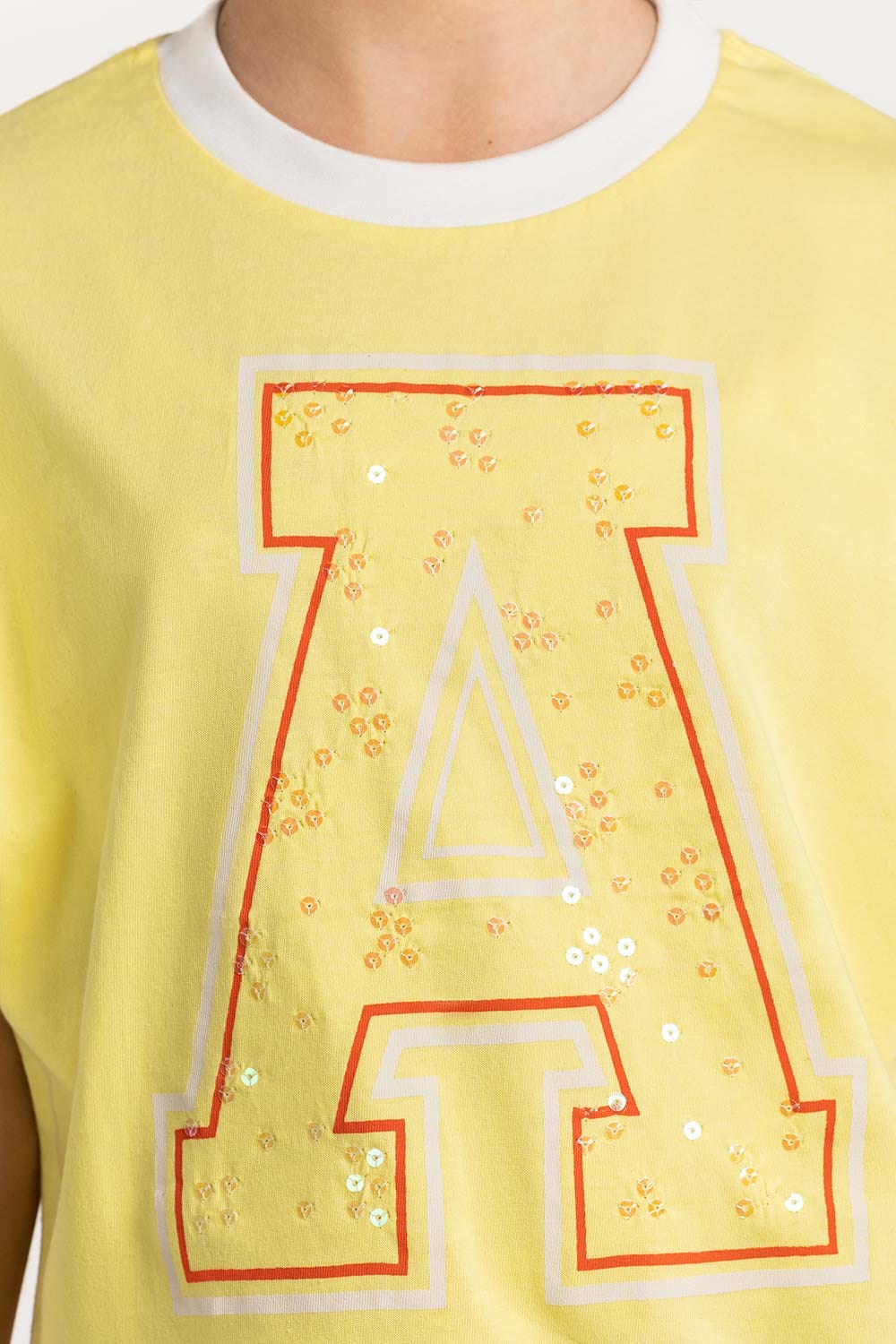 Junior Girl Yellow T-Shirt JGKT-2210060 A