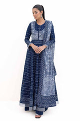 3 Piece Unstitched Printed Thick Khaddar Suit K-42005 T