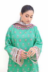 3 Piece Unstitched Printed Light Khaddar Suit K-42007 L