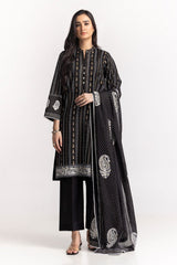 Cambric Block Printed Shirt And Dupatta KDS-22087