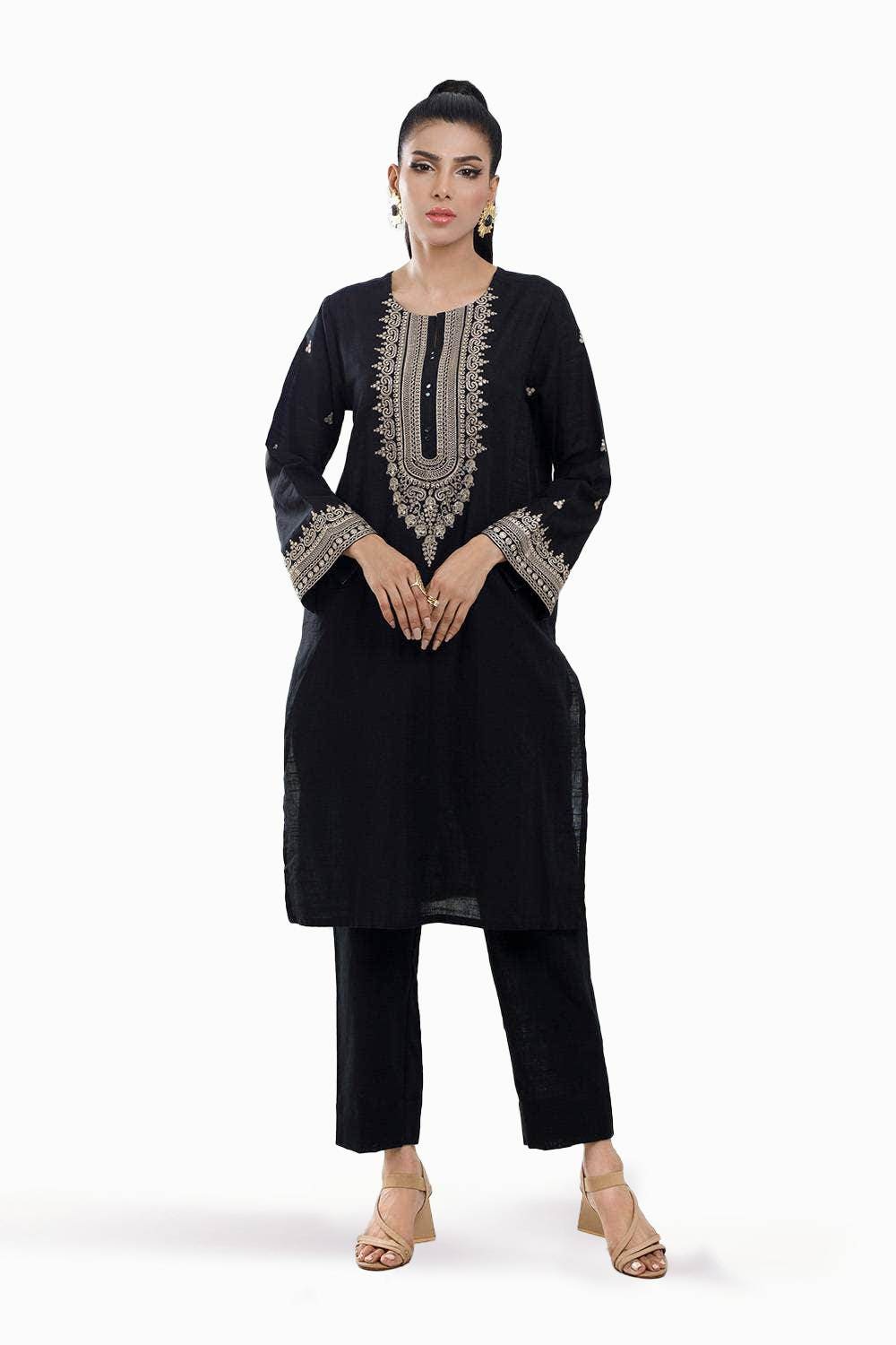Khaddar Embroidered Co-Ord Set IPST-44144