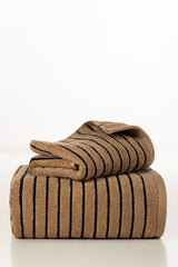 Khaki Striped Towel