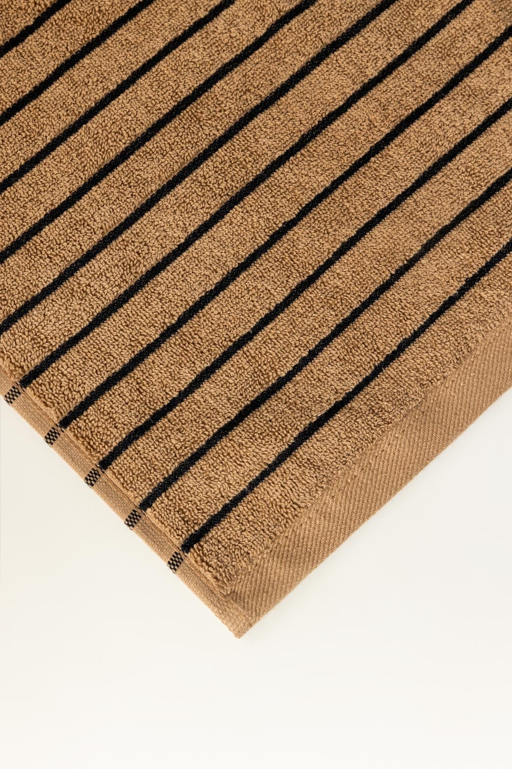 Khaki Striped Towel