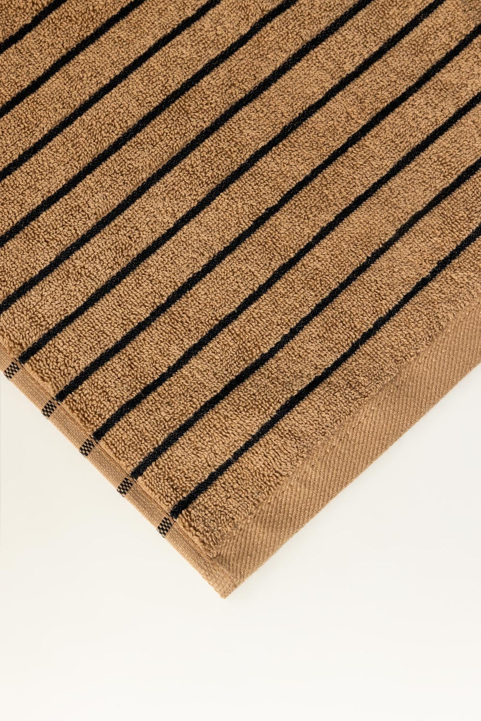 Khaki Striped Towel