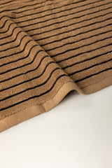 Khaki Striped Towel