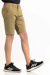 Khaki Basic Short MN-SHT-SS23-003 B