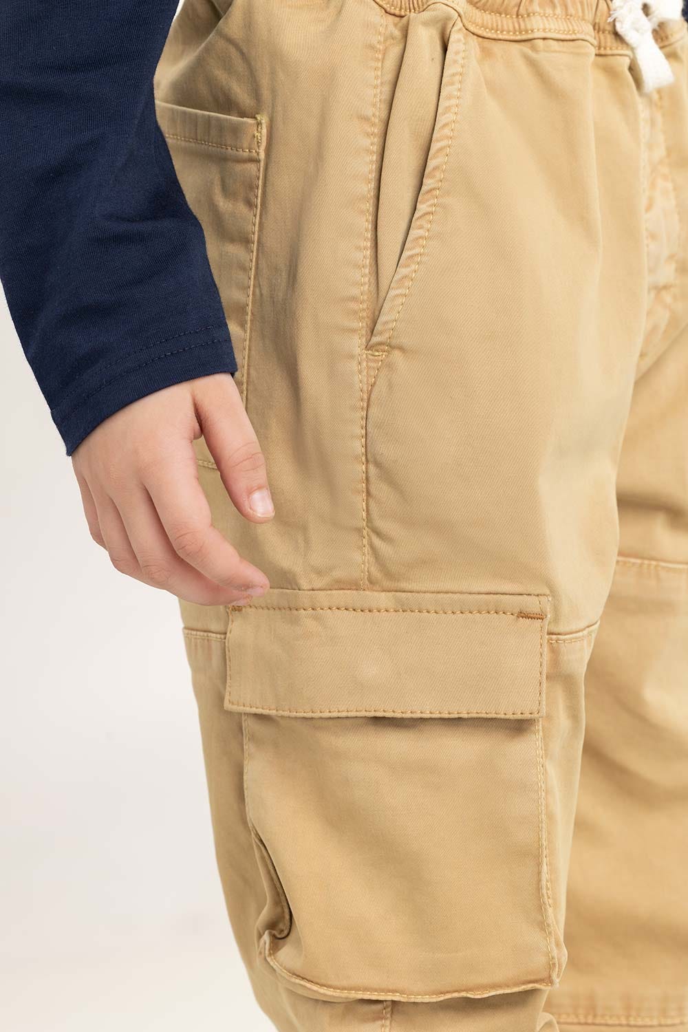 Junior Boy Khaki Non Denim Pants 224-320-303