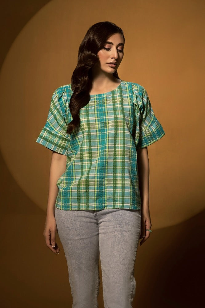 Yarn Dyed Tunic KJ-43021