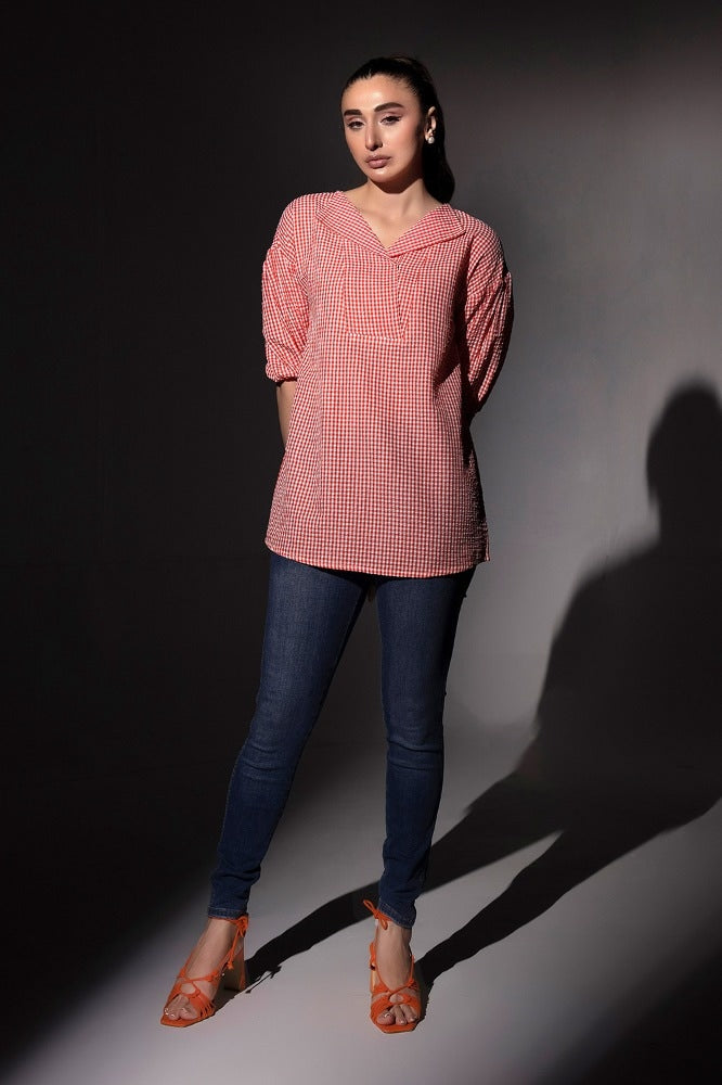 Yarn Dyed Tunic KJ-43022