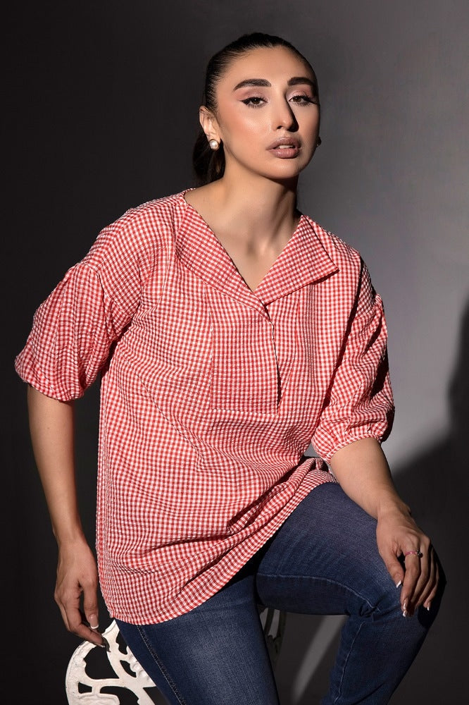 Yarn Dyed Tunic KJ-43022