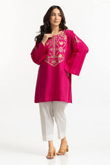 Chambray Embroidered Shirt KJ-43151