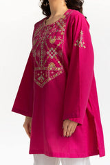 Chambray Embroidered Shirt KJ-43151