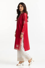 Chambray Embroidered Shirt KJ-43153