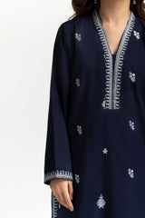 Chambray Embroidered Shirt KJ-43154