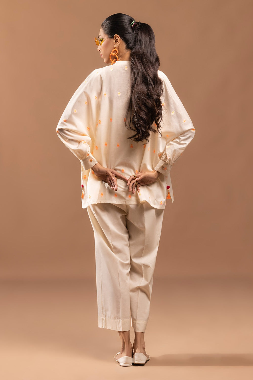 Jacquard Embellished Tunic KJ-43200