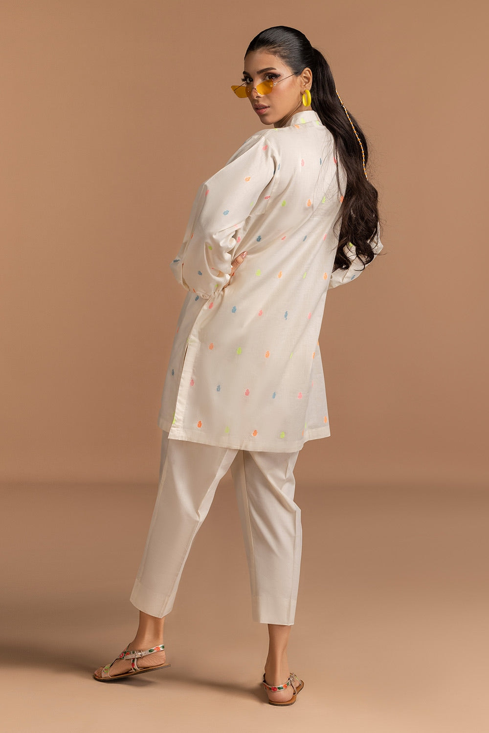 Jacquard Embellished Tunic KJ-43201-A