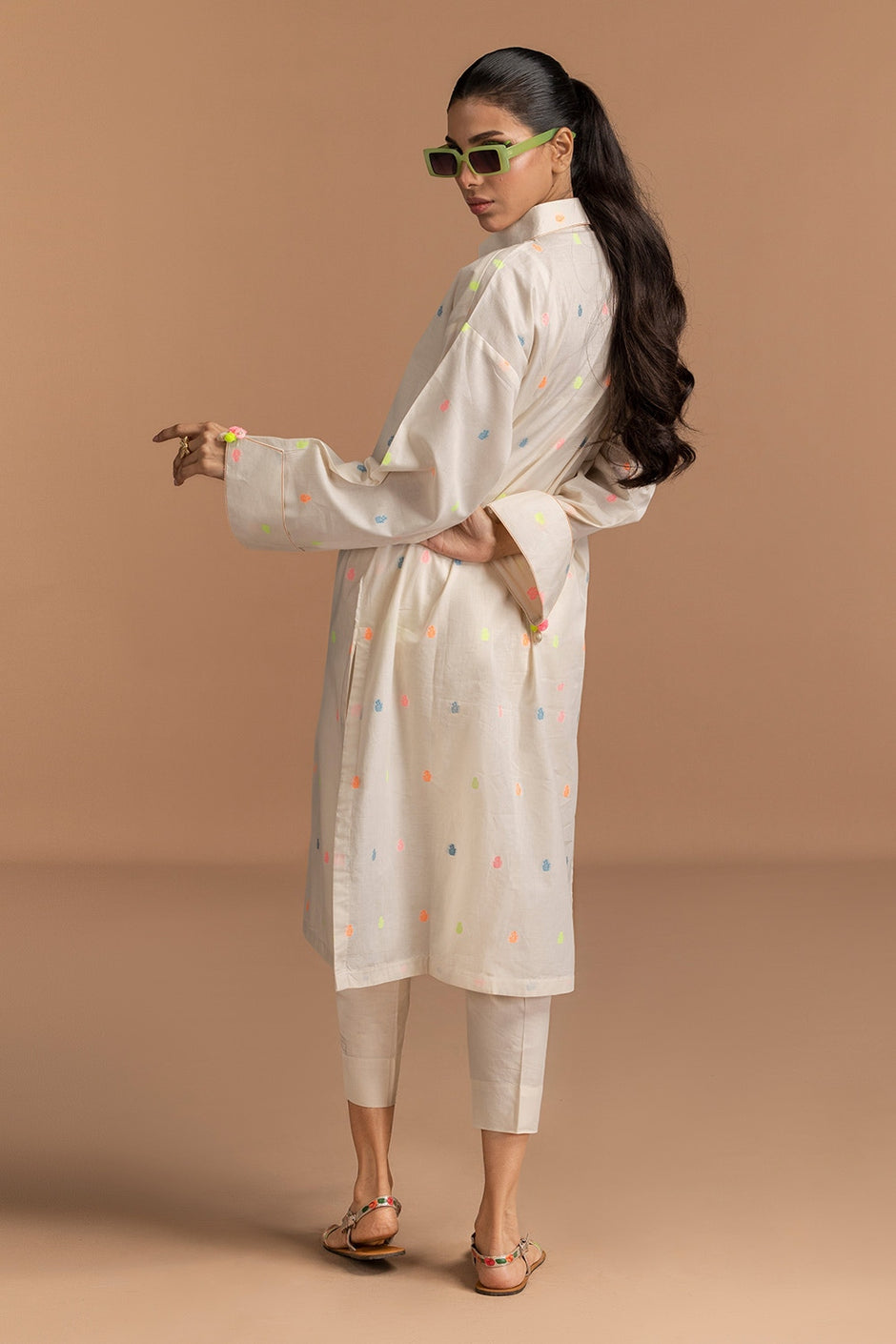 Jacquard Embellished Shirt