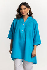 Dobby Dyed Tunic KJ-43242