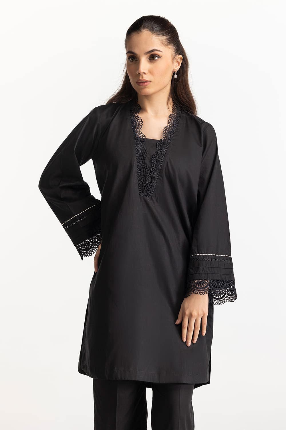 Lawn Embellished Shirt KJ-43305