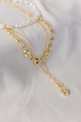 Multi layer Gold Necklace IFA-NL-014