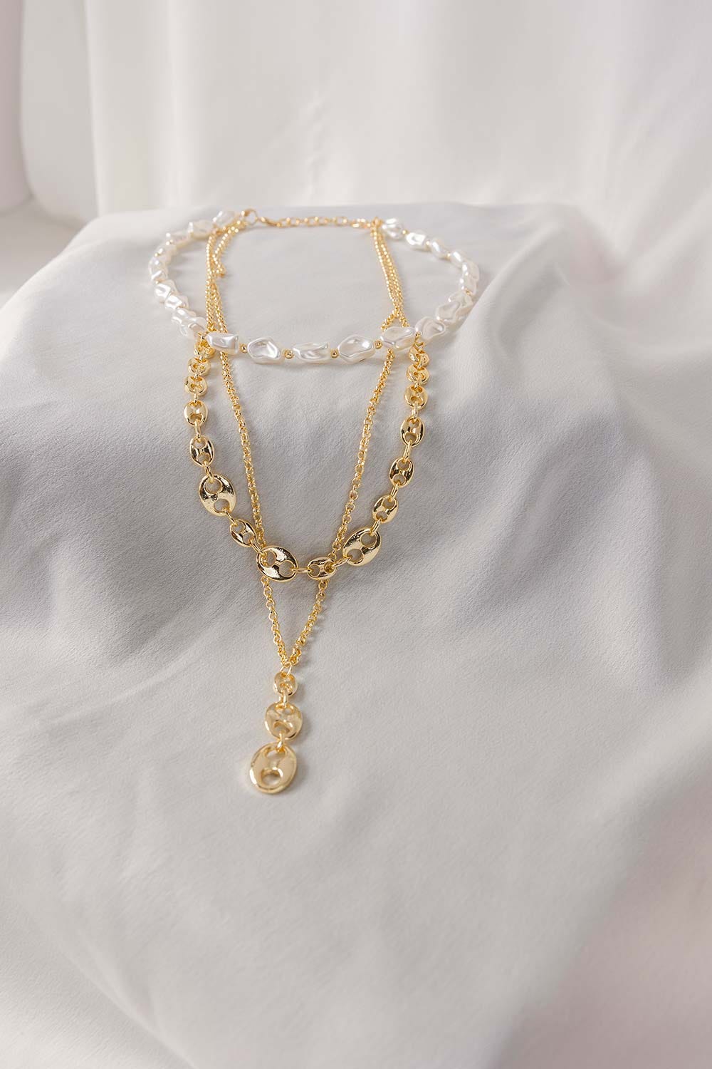 Multi layer Gold Necklace IFA-NL-014