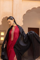 3 Piece Khaddar Embroidered  Suit KJP-42021