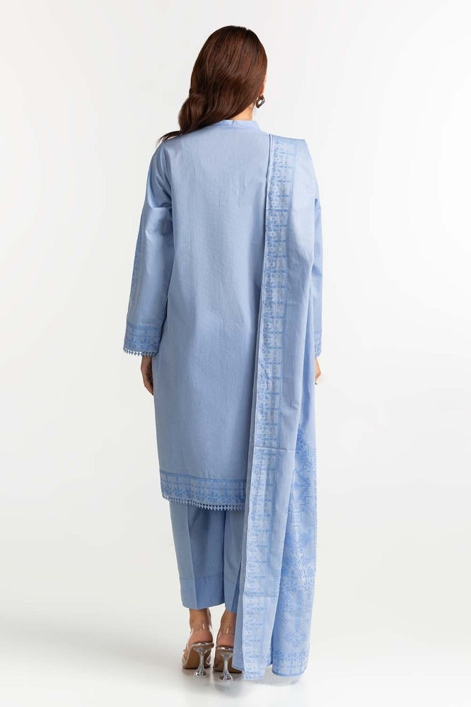 Chambray Jacquard Dyed Suit