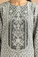 3 Piece Jacquard Embroidered Suit KJP-43214