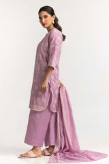 3 Piece Lawn Block Printed Suit KJP-43233