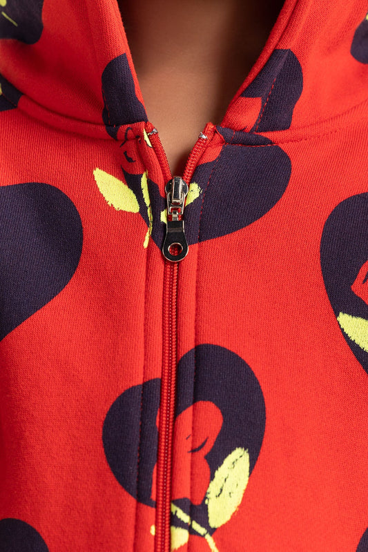 Toddler Girls Printed Sweatshirt KG-HDZ-WS24-008