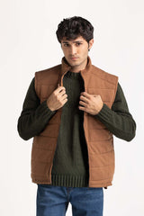 Knitted Puffer Vest MN-KNV-WS24-551