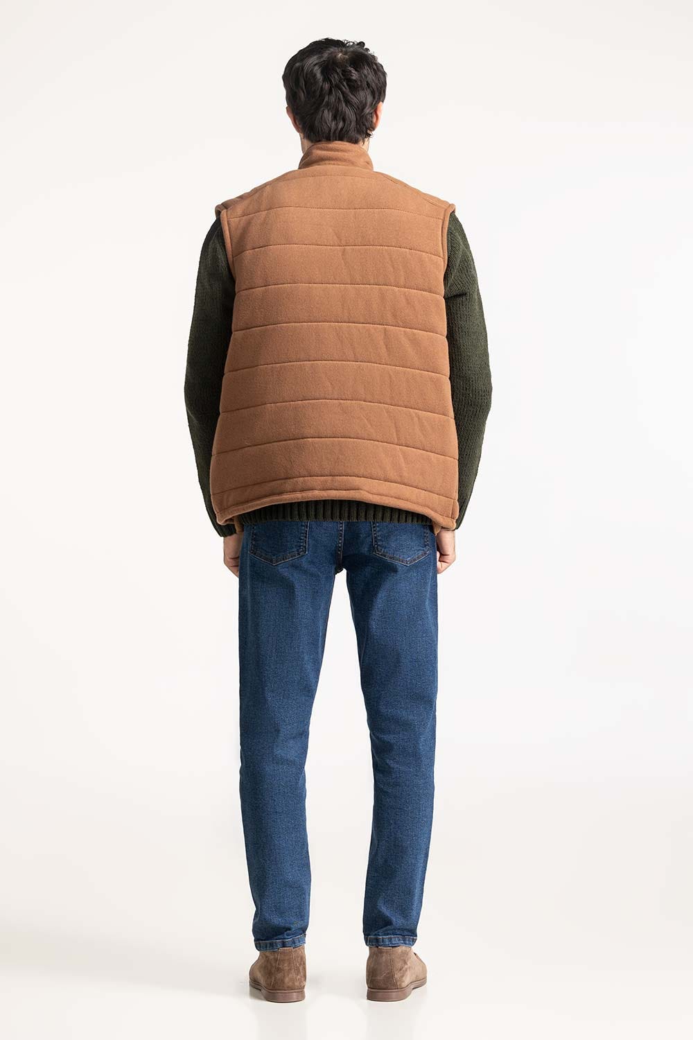 Knitted Puffer Vest MN-KNV-WS24-551