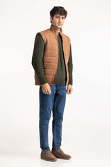 Knitted Puffer Vest MN-KNV-WS24-551