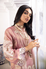 Luxury Pret Yarn Dyed Shirt With Raw Silk Trousers ILP-21-03 2 Piece