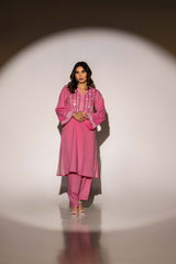 Dobby Embroidered Co-Ord Set KST-43011