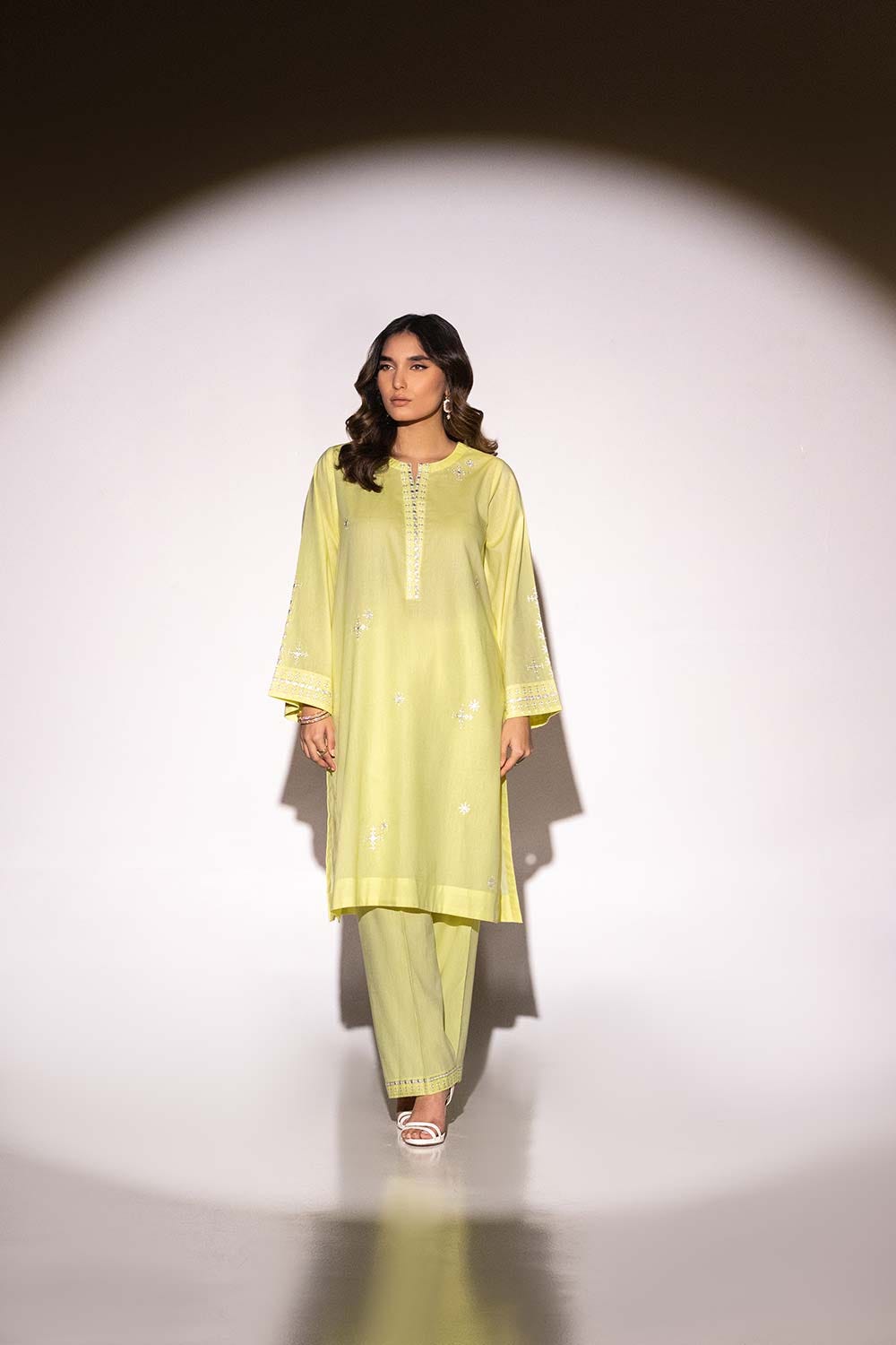 Dobby Embroidered Co-Ord Set
