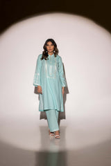 Dobby Embroidered Co-Ord Set KST-43015