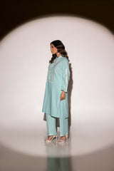 Dobby Embroidered Co-Ord Set KST-43015