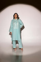 Dobby Embroidered Co-Ord Set KST-43015