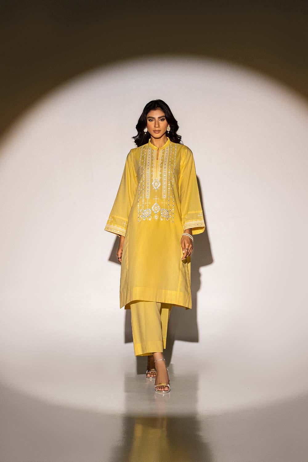 Dobby Embroidered Co-Ord Set