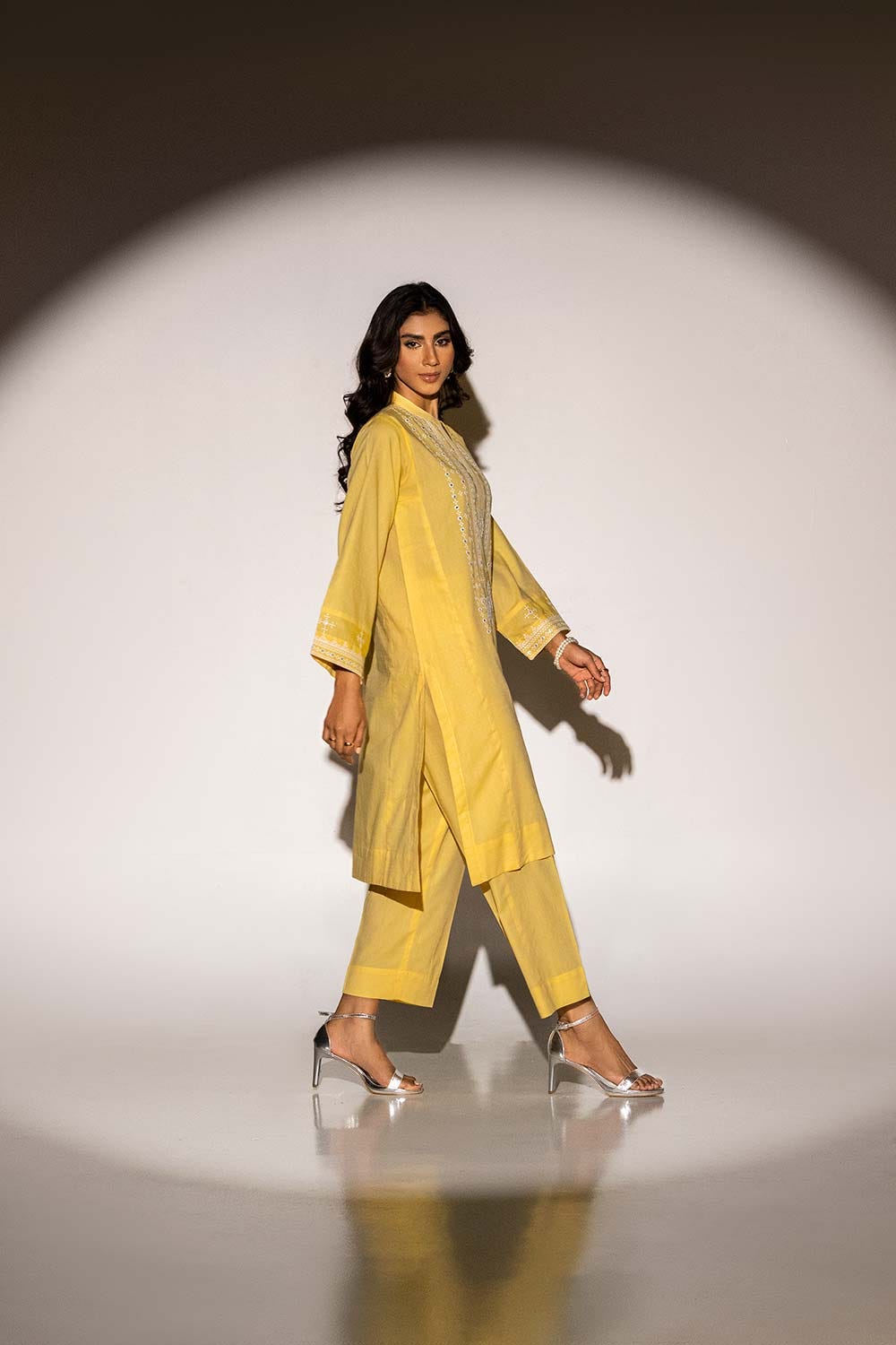 Dobby Embroidered Co-Ord Set
