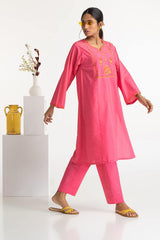 Paper Cotton Embroidered Co-Ord Set KST-43026