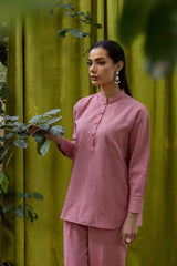 Yarn-dyed Co-Ord Set KST-43053