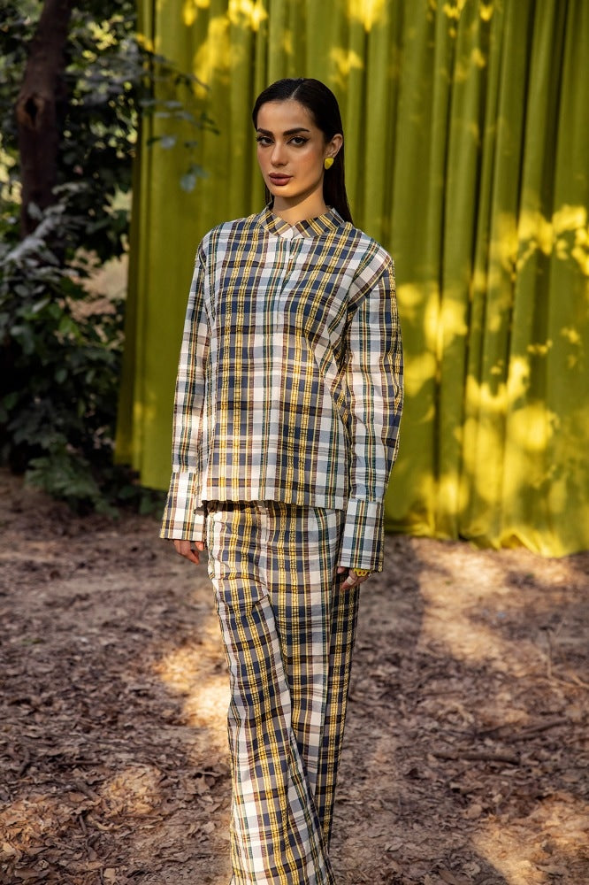 Yarn-dyed Co-Ord Set KST-43054