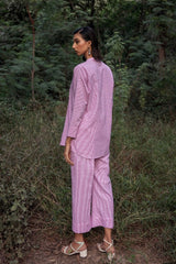 Yarn-dyed Co-Ord Set KST-43056