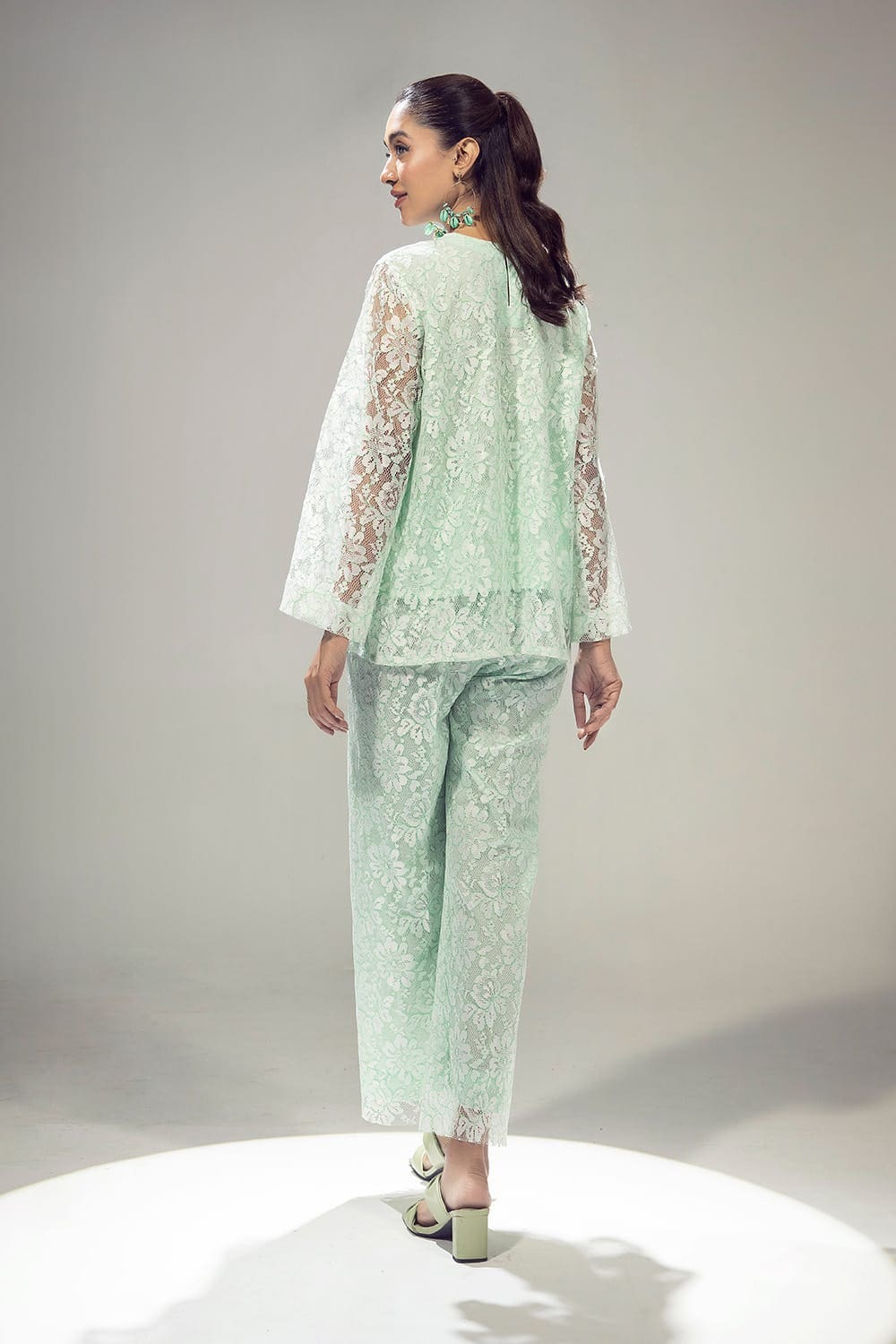 Poly Net Dyed Co-Ord Set KST-43065