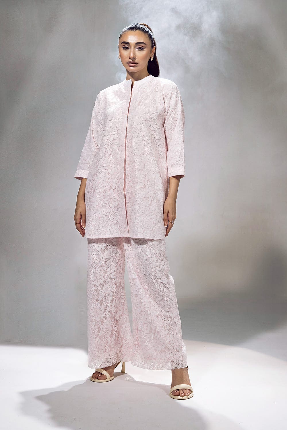 Poly Net Dyed Co-Ord Set KST-43066