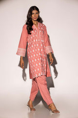 Cambric Embroidered Shirt And Dyed Shalwar KST-43087